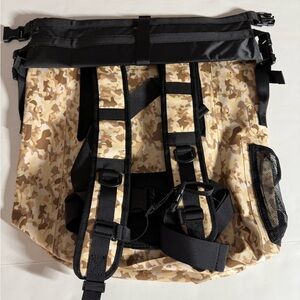 Men's Camouflage Tan and Black Backpack
